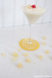 pina colada martini glass