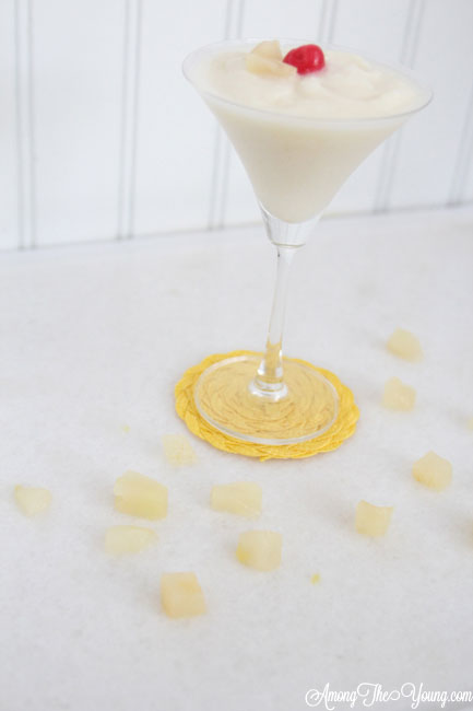 pina colada martini glass