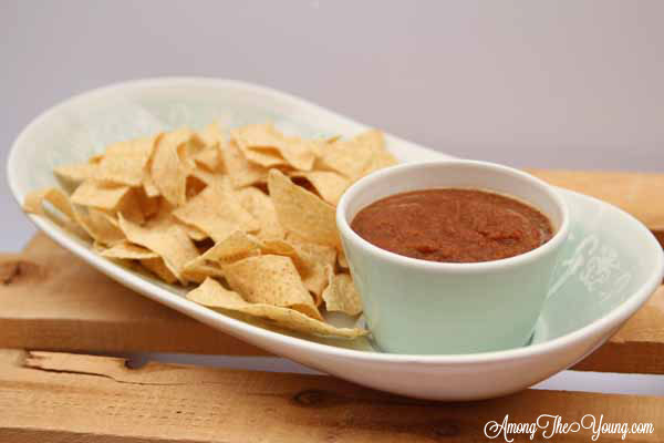 Imitation Los Hermanos Salsa Recipe featured by top US food blog, Among the Young