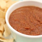 Imitation Los Hermanos Salsa Recipe featured by top US food blog, Among the Young