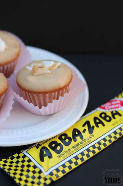 Abba Zabba Cupcake Recipe featured by top US food blog, Among the Young