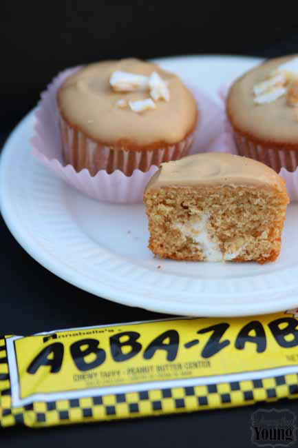 Abba Zabba Cupcake Recipe featured by top US food blog, Among the Young