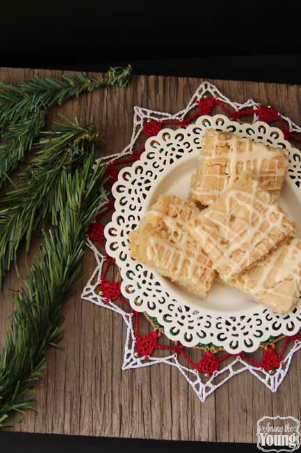 Egg Nog Cookie Bars