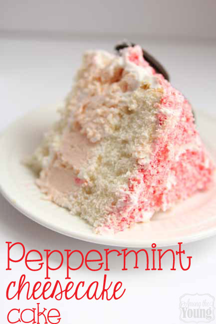 Peppermint cheesecake cake