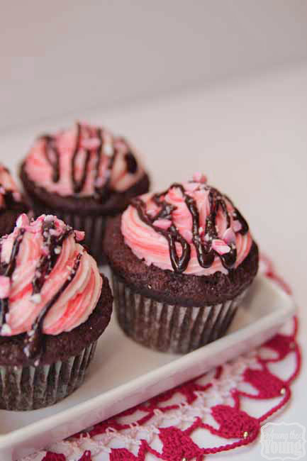 Peppermint Truffle Cupcakes