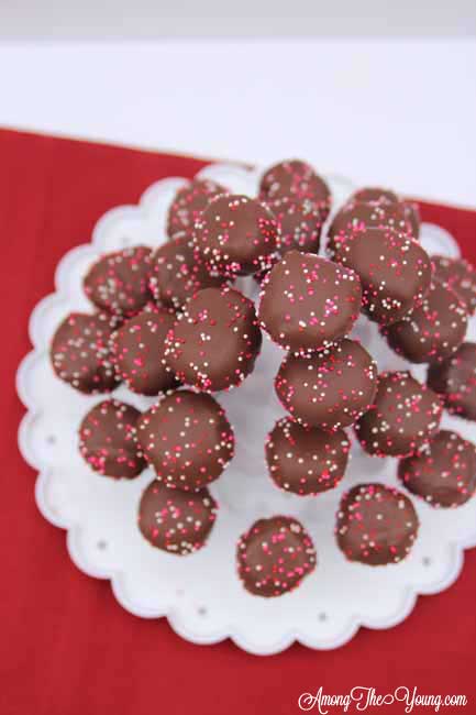 "I Heart" Blog Hop - Cheerwine Chocolate Cakepops | Among the Young