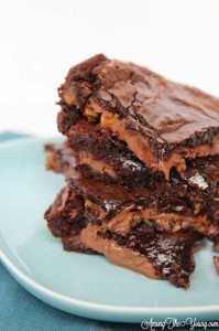 The Best Symphony Bar Brownies Recipe featured by top US food blog, Among the Young
