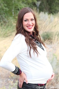 How to rock a & apparel sweater when pregnant