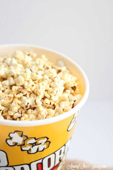 Jalapeno Cheese Popcorn Recipe featured by top US food blog, Among the Young