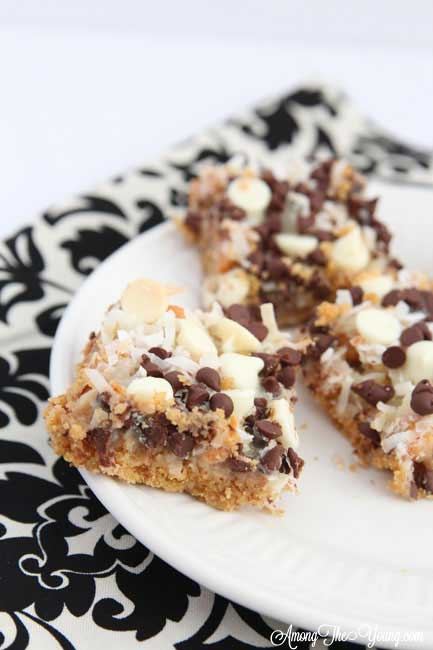 The Best Hello Dolly Bars Recipe featured by top US food blog, Among the Young