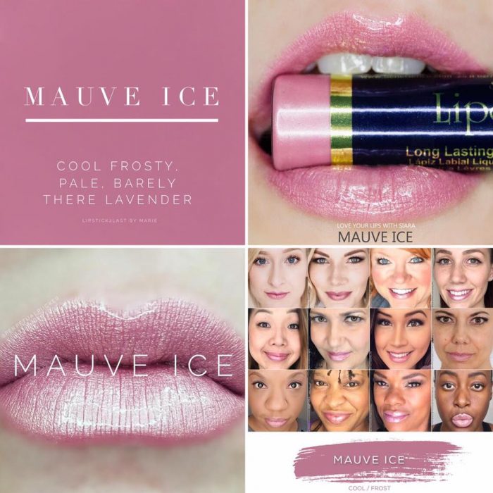 Lipsense Colors featured by top US lifestyle blog and Lipsense distributor, Kaylynn of Among the Young: image of Mauve Ice