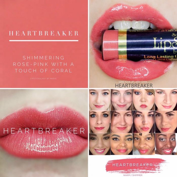 Lipsense Colors featured by top US lifestyle blog and Lipsense distributor, Kaylynn of Among the Young: image of HeartBreaker