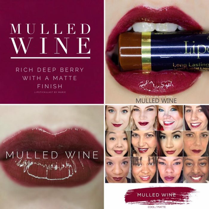 Lipsense Colors featured by top US lifestyle blog and Lipsense distributor, Kaylynn of Among the Young: image of Mulled Wine