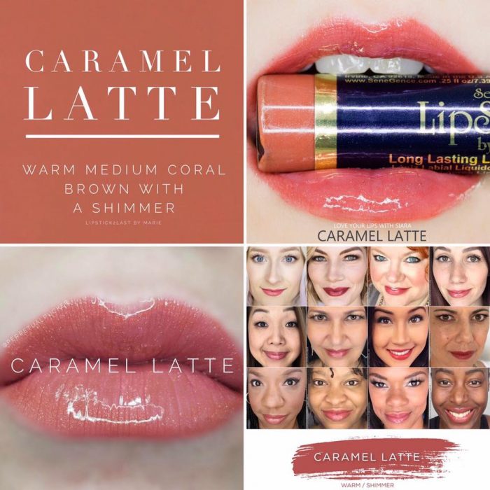 Lipsense Colors featured by top US lifestyle blog and Lipsense distributor, Kaylynn of Among the Young: image of Caramel Latte