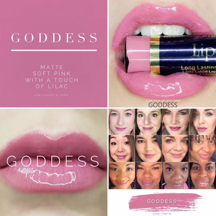 Lipsense Colors featured by top US lifestyle blog and Lipsense distributor, Kaylynn of Among the Young: image of Goddess