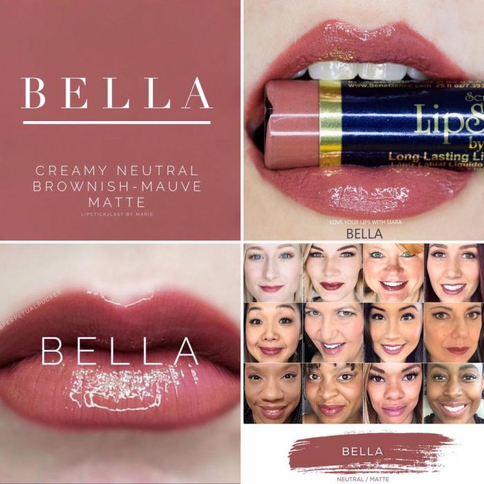 Lipsense Colors featured by top US lifestyle blog and Lipsense distributor, Kaylynn of Among the Young: image of Bella