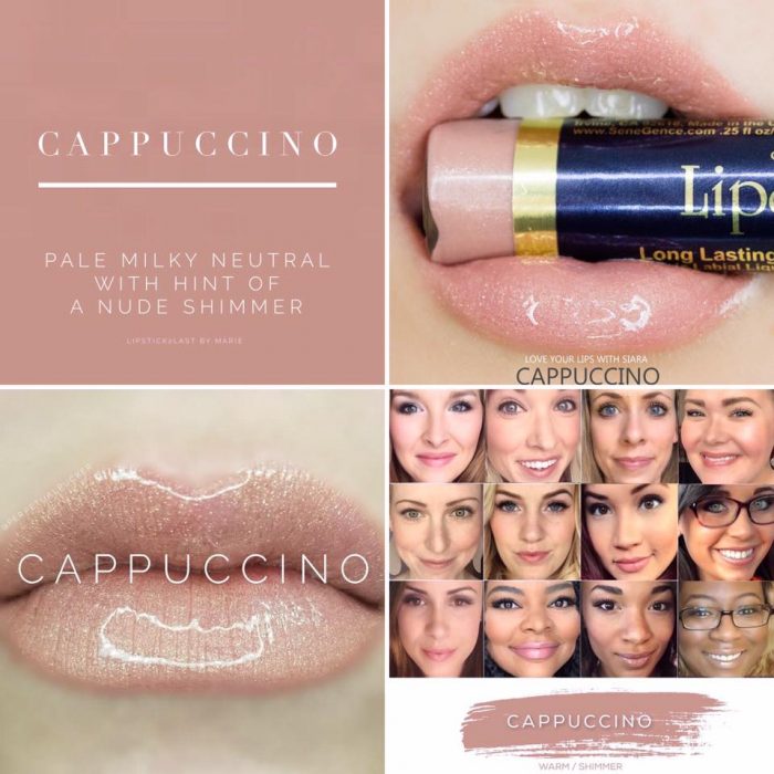 Lipsense Colors featured by top US lifestyle blog and Lipsense distributor, Kaylynn of Among the Young: image of Cappuccino