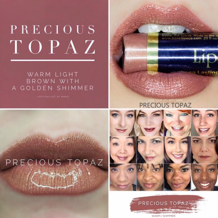 Lipsense Colors featured by top US lifestyle blog and Lipsense distributor, Kaylynn of Among the Young: image of Precious Topaz