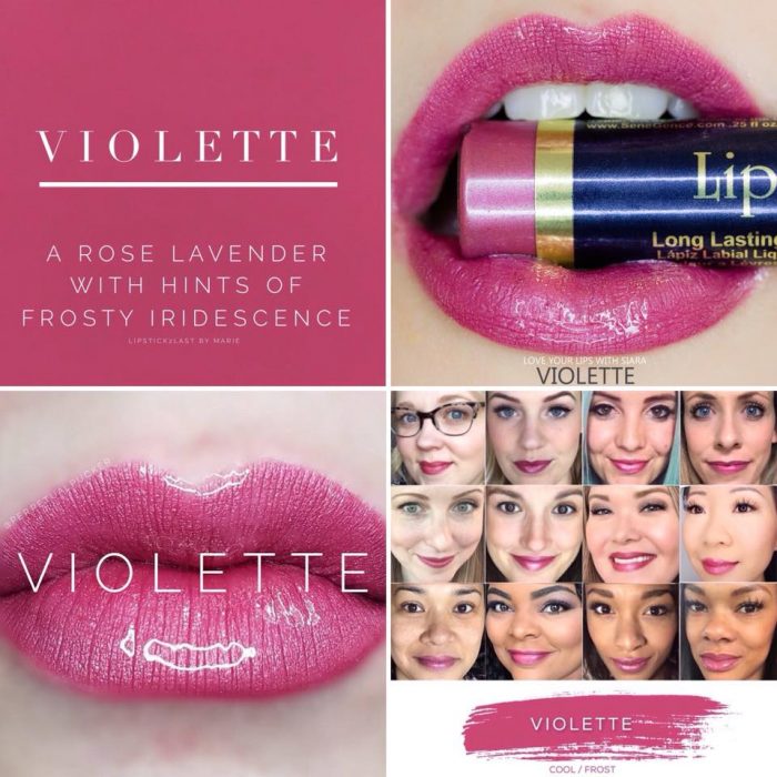 Lipsense Colors featured by top US lifestyle blog and Lipsense distributor, Kaylynn of Among the Young: image of Violette