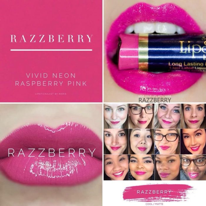 Lipsense Colors featured by top US lifestyle blog and Lipsense distributor, Kaylynn of Among the Young: image of Razzberry