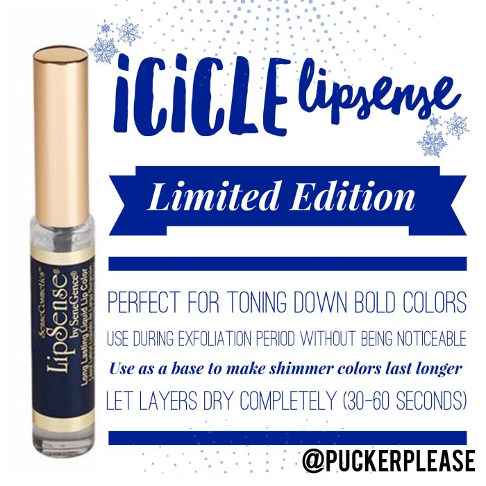 Lipsense Colors featured by top US lifestyle blog and Lipsense distributor, Kaylynn of Among the Young: image of Icicle 