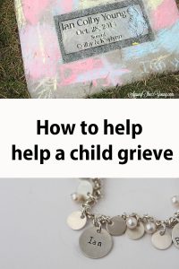 How to help a child grieve featured by top Utah lifestyle blog, Among the Young: PIN"