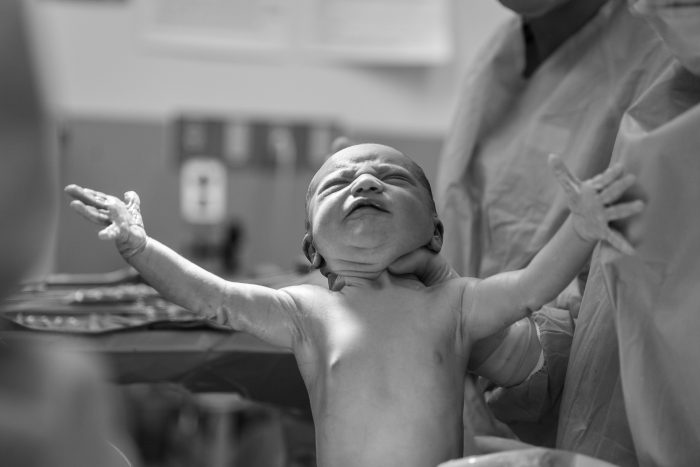 10 things to do in the hospital after baby featured by top Utah Lifestyle blog, Among the Young: image of baby born