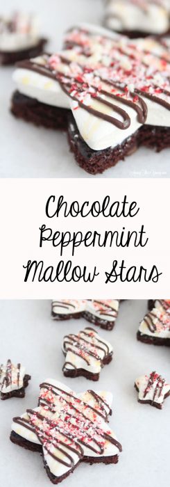 Chocolate Peppermint Mallow Stars