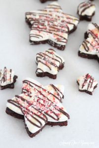Chocolate Peppermint Mallow Stars recipe featured by top US food blog, Among the Young