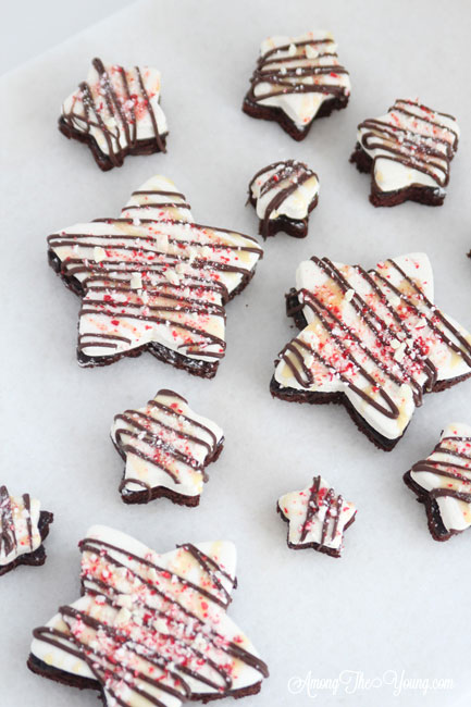 Chocolate Peppermint Mallow Stars