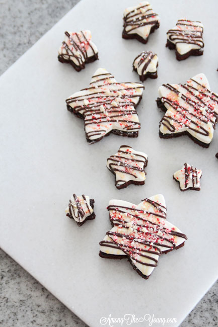 Chocolate Peppermint Mallow Stars