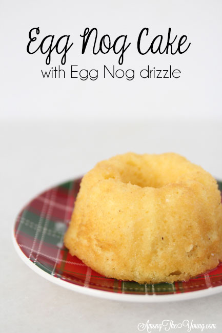 Eggnog Mini Bundt Cakes