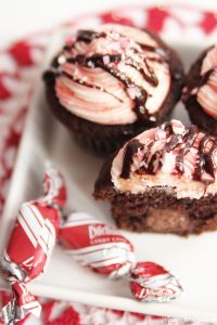 The Best Peppermint Truffle Cupcakes