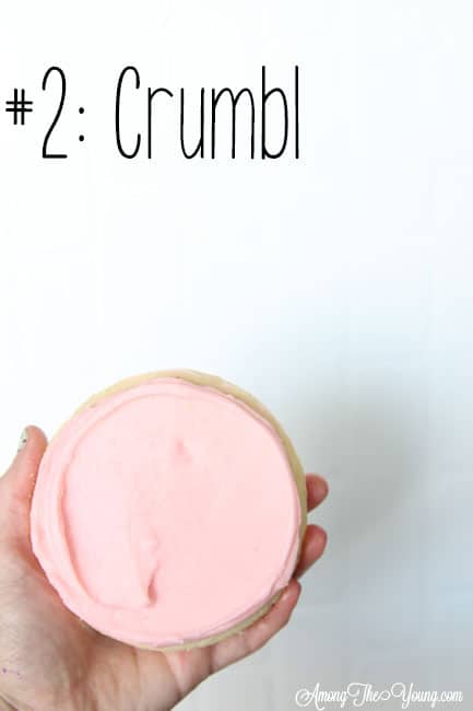 The Best Sugar Cookie in Utah featured by top Utah Foodie blog, Among the Young: image of Crumbl sugar cookie