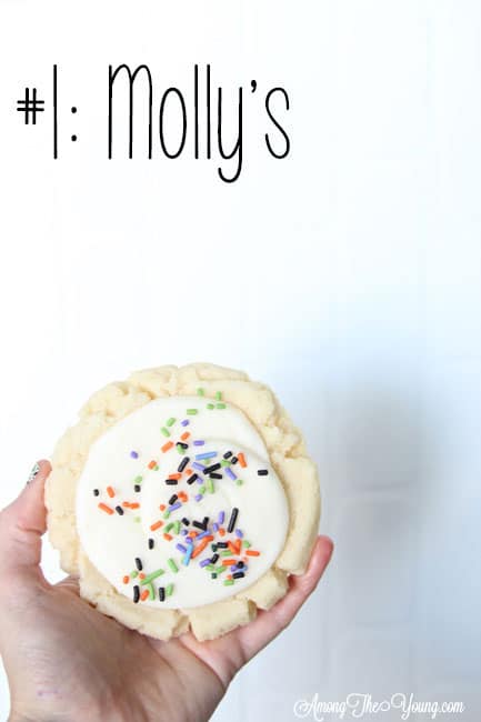 The Best Sugar Cookie in Utah featured by top Utah Foodie blog, Among the Young: image of Molly's sugar cookie