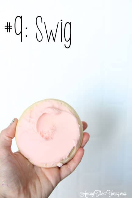 The Best Sugar Cookie in Utah featured by top Utah Foodie blog, Among the Young: image of Swig sugar cookie