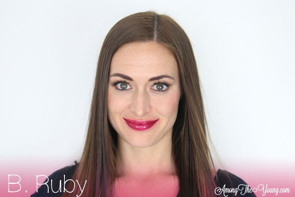 Lipsense Colors featured by top US lifestyle blog and Lipsense distributor, Kaylynn of Among the Young: image of Kaylynn wearing B. Ruby