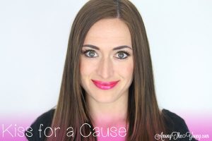 Lipsense Colors featured by top US lifestyle blog and Lipsense distributor, Kaylynn of Among the Young: image of Kaylynn wearing Kiss for a Cause