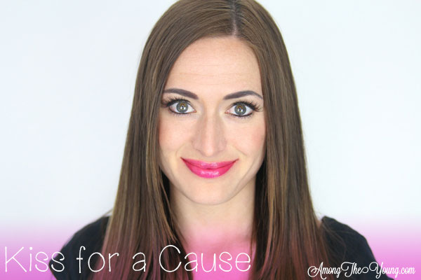 Lipsense Colors featured by top US lifestyle blog and Lipsense distributor, Kaylynn of Among the Young: image of Kaylynn wearing Kiss for a Cause | Lipsense Colors by popular Utah beauty blog, Among the Young: image of a woman wearing Kiss for a Cause LIpsense.