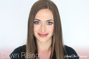 Lipsense Colors featured by top US lifestyle blog and Lipsense distributor, Kaylynn of Among the Young: image of Kaylynn wearing Dawn Rising