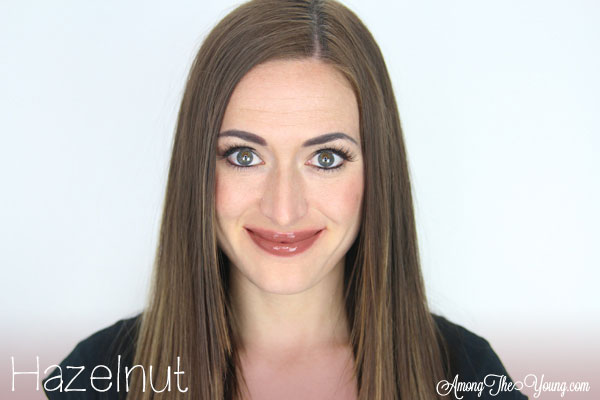 Lipsense Colors featured by top US lifestyle blog and Lipsense distributor, Kaylynn of Among the Young: image of Kaylynn wearing Hazelnut