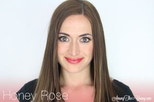 Lipsense Colors featured by top US lifestyle blog and Lipsense distributor, Kaylynn of Among the Young: image of Kaylynn wearing Honey Rose
