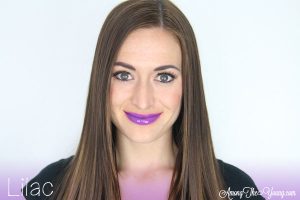 Lipsense Colors featured by top US lifestyle blog and Lipsense distributor, Kaylynn of Among the Young: image of Kaylynn wearing Lilac Laquer