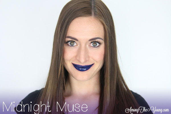 Lipsense Colors featured by top US lifestyle blog and Lipsense distributor, Kaylynn of Among the Young: image of Kaylynn wearing Midnight Muse