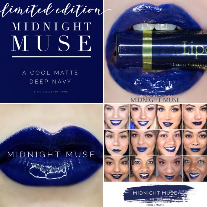 blue lipsense colors