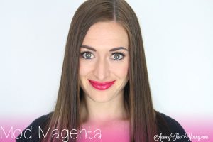 Lipsense Colors featured by top US lifestyle blog and Lipsense distributor, Kaylynn of Among the Young: image of Kaylynn wearing Mod Magenta