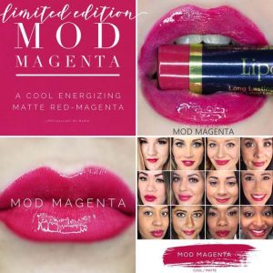 Lipsense Colors featured by top US lifestyle blog and Lipsense distributor, Kaylynn of Among the Young: image of Mod Magenta