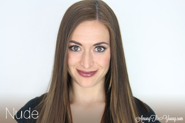 Lipsense Colors featured by top US lifestyle blog and Lipsense distributor, Kaylynn of Among the Young: image of Kaylynn wearing Nude