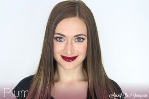 Lipsense Colors featured by top US lifestyle blog and Lipsense distributor, Kaylynn of Among the Young: image of Kaylynn wearing Plum