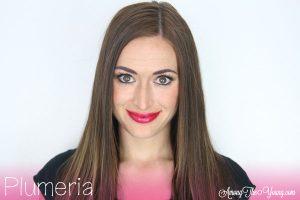 Lipsense Colors featured by top US lifestyle blog and Lipsense distributor, Kaylynn of Among the Young: image of Kaylynn wearing Plumera